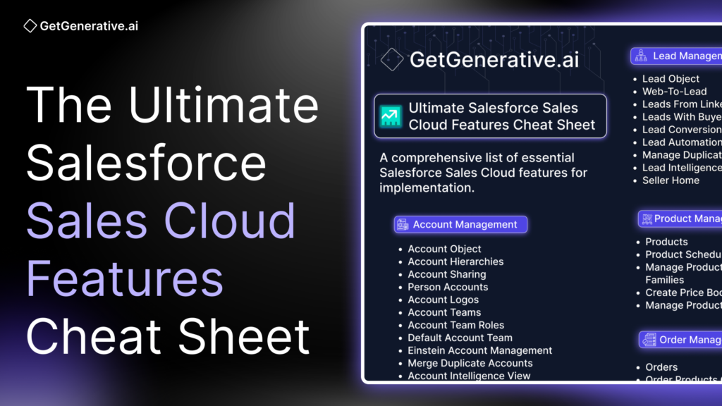 The Ultimate Salesforce Sales Cloud Features Cheat Sheet