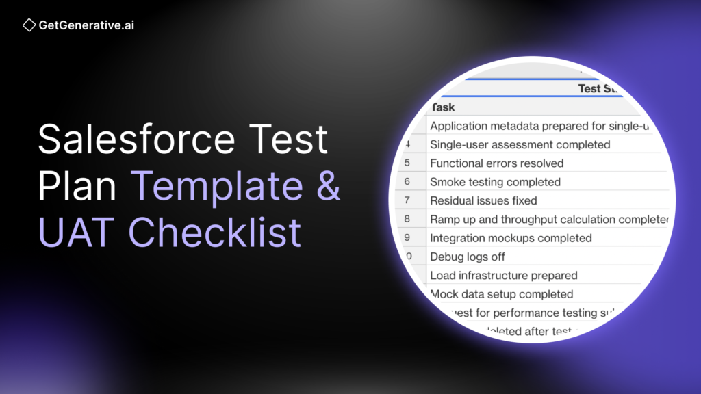 Salesforce Test Plan Template & UAT Checklist