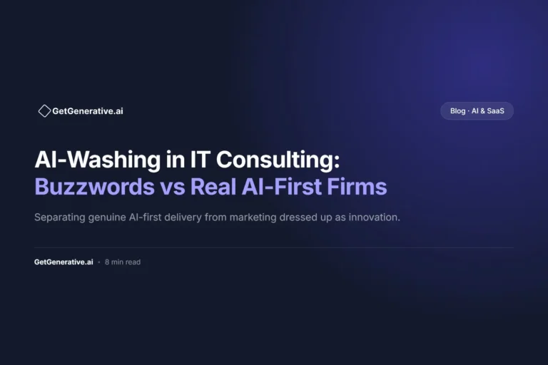 AI-Washing in IT Consulting: Buzzwords vs Real AI-First Firms