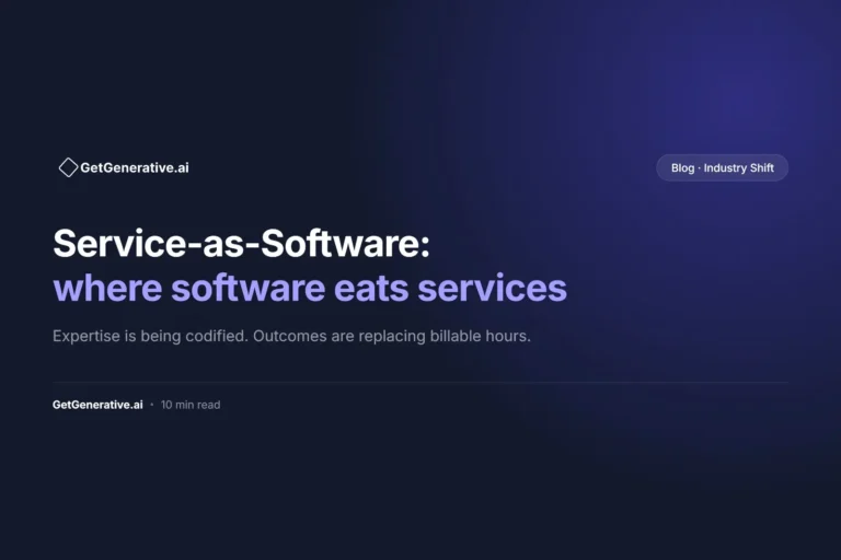 Service-as-Software: The convergence of Software and Services