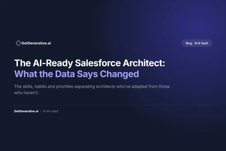 The AI-Ready Salesforce Architect: What the Data Says Changed