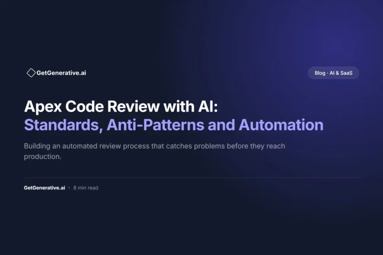 Apex Code Review with AI: Standards, Anti-Patterns and Automation